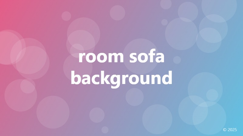 room sofa background