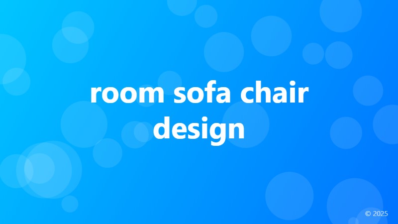 room sofa chair design