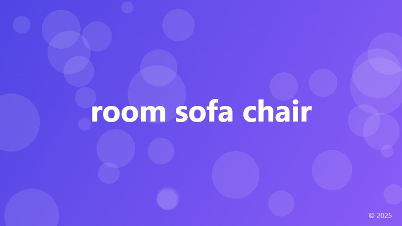 room sofa chair
