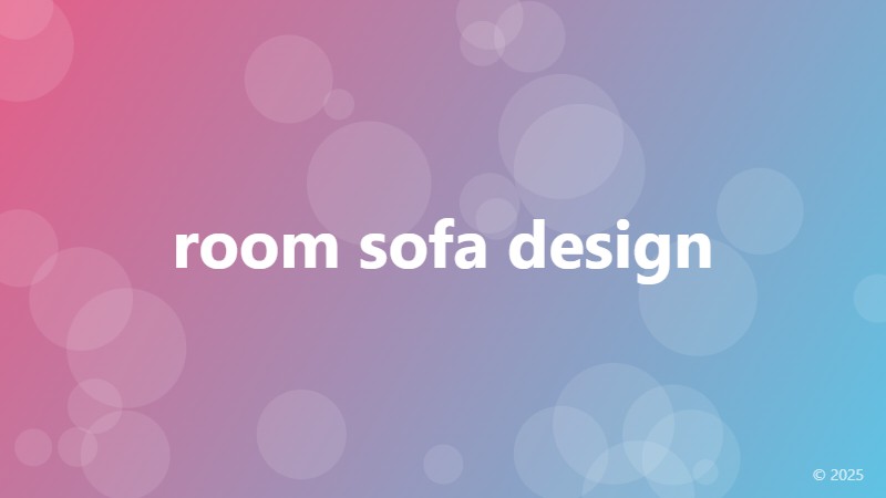 room sofa design