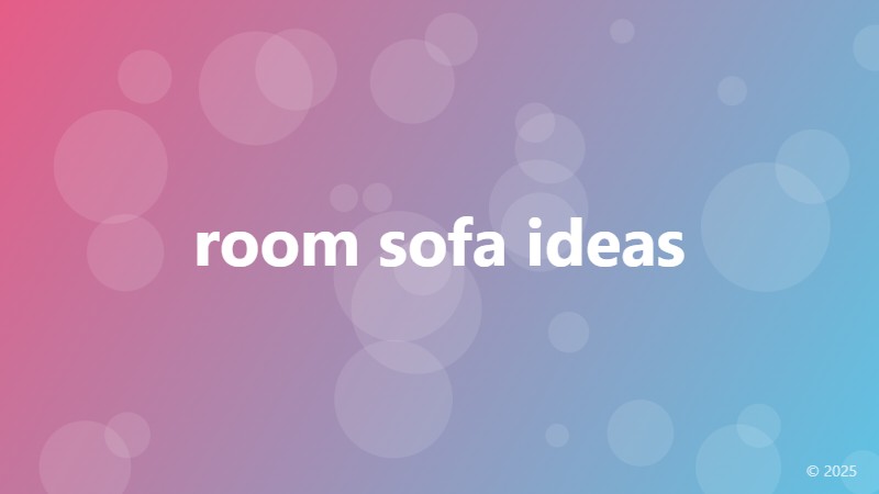 room sofa ideas
