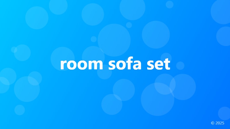 room sofa set