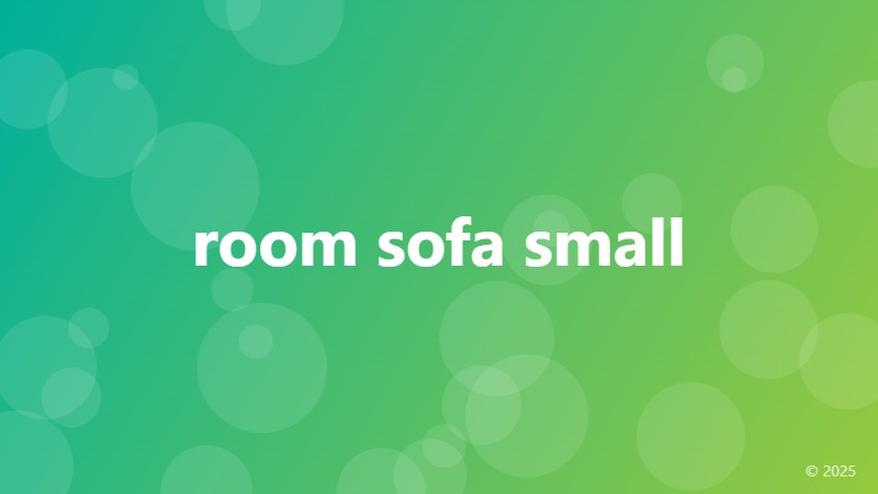 room sofa small