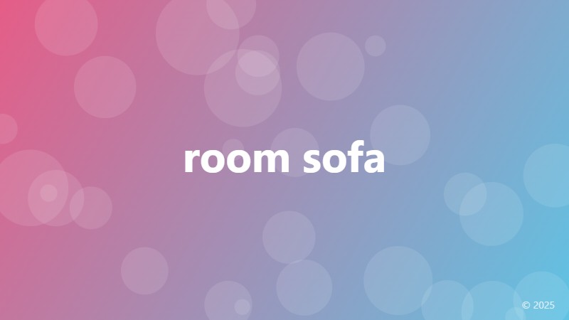 room sofa