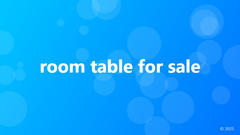 room table for sale