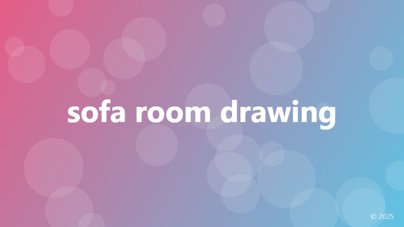 sofa room drawing